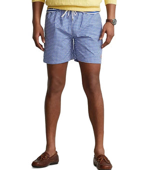 Polo Ralph Lauren Men's 5-3/4-Inch Classic Swim Trunks Blue Size L MSRP $99