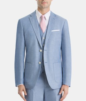 RALPH LAUREN Mens Blue Cotton Blazer Jacket Size 42S