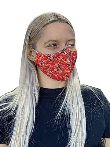 PJ Harlow Casual Mask, Red, Size L