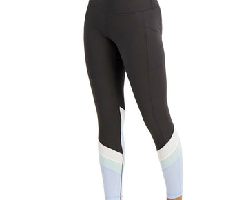 Ideology Colorblocked High-Waist 7/8 Length Leggings Womens gray S MSRP $40