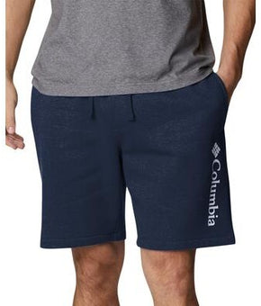 Columbia Men's Trek Relaxed-Fit Stretch Fleece Shorts Dark Blue Size S MSRP $50