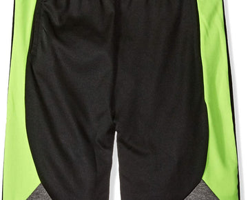 RPX Boy's Slim Size Active Shorts Black/Lime SALE Size 2XL