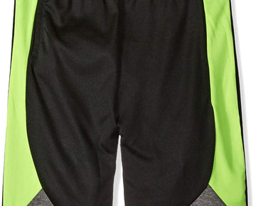 RPX Boy's Slim Size Active Shorts Black/Lime Size 2XL