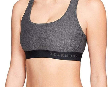 Under Armour Women's Threadborne Heathered Sports Bra Gray Size XS MSRP $35