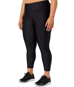 FILA Women's Walk This Way 7/8 Leggings Black Pocket Plus Size 2X MSRP $52