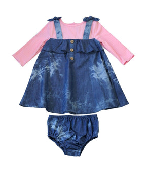 Blueberi Boulevard Baby Girls Blue Pink Set18M MSRP $50