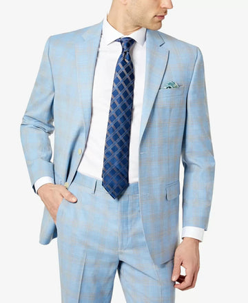 SEAN JOHN Men's Classic-Fit Suit Jacket Blazer Blue Size 36S MSRP $360