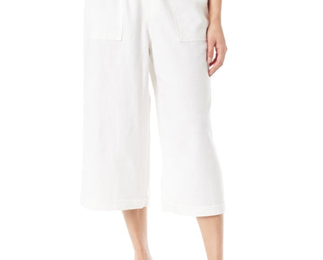 Gloria Vanderbilt Women's Rainey Linen-Blend Pull-On Pants off White Size S