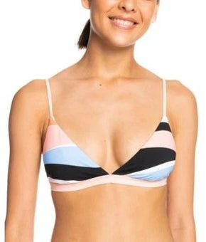 Roxy Juniors Paradise Passport Bright Multi-Color Swim Bikini Top Size XS $50