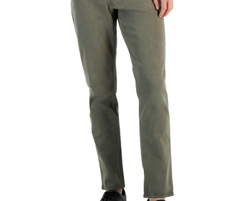 Michael Kors Men Slim Straight-Fit Acid Wash Parker Jeans Green Size 34x34 $108