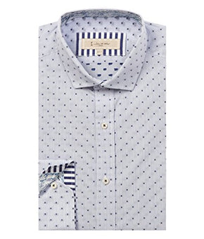 1...LIKE NO OTHER Signac Dress Shirt (Size 17) Light Blue