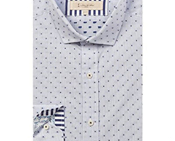 1...LIKE NO OTHER Signac Dress Shirt (Size 17) Light Blue