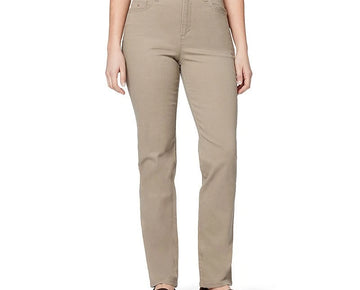 Gloria Vanderbilt Petite Amanda Classic Jeans Size 8P Brown Hazelnut