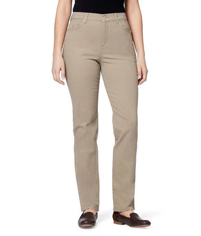Gloria Vanderbilt Amanda Classic Jeans Size 12S Brown Hazelnut $52