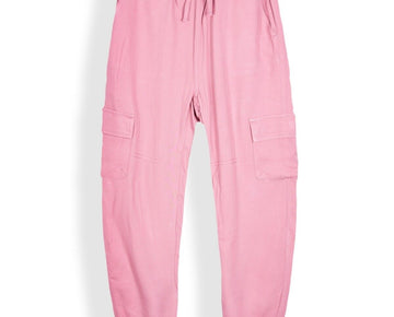 Epic Threads Big Girls Solid Cargo Jogger Foxglove Size XL Pink