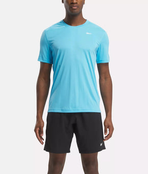 Reebok Men's Short Sleeve Crewneck Training Tech T-Shirt Blue Size M MSRP $25