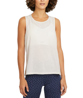 Nike Women's Yoga Mesh Twist-Racerback Tank Top Sail White Size M
