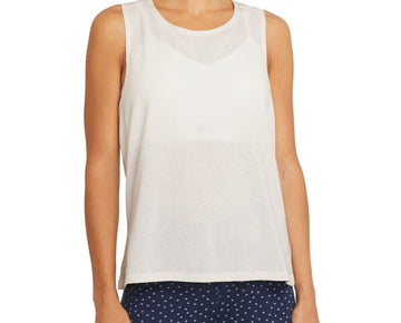 Nike Women's Yoga Mesh Twist-Racerback Tank Top Sail White Size M