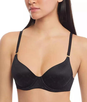 Lauren Ralph Lauren Repeat-Logo T-shirt Bra, 4L0016 Black Size 32D MSRP $58