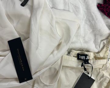 Women's Clothing Assorted Wholesale Lot, DKNY, MICHAEL KORS, REEBOK, VINCE CAMUTO, WHITE MARK and more, 10 items, Shelf Pulls, MSRP $797