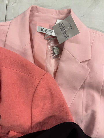 Women's Clothing Blazers & Other Tops Wholesale Lot, KASPER, JONES NEW YORK, 32 DEGREES KARL LAGERFELD and more, 7 items, Shelf Pulls, MSRP $634