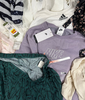 Women's Clothings Assorted, Wholesale Lot FREE PEOPLE, LE SUIT, RALPH LAUREN, KASPER, ADIDAS, TRINA TURK, NIKE and more, 17 items, CUSTOMER RETURNS