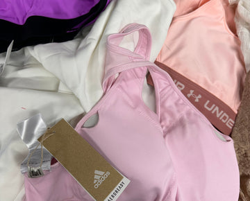 Women's Clothings Assorted, Wholesale Lot, ADIDAS, COLUMBIA, UNDER ARMOUR, FREE PEOPLE, CALVIN KLEIN, CHAMPION, NIKE, DKNY, ANNE COLE COLLECTION, FREE PEOPLE, LA BLANCA and more, 21 items, CUSTOMER RETURNS