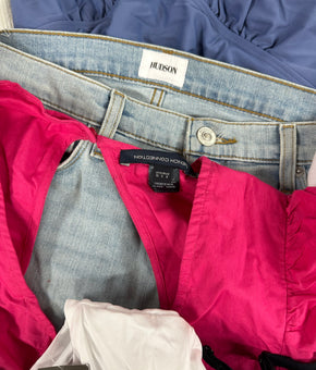 Women's?Clothings Assorted, Wholesale Lot, HUDSON, JOE'S, FRENCH CONNECTION, POLO RALPH LAUREN, MICHAEL KORS, CALVIN KLEIN,FREE PEOPLE, TOMMY HILFIGER, DKNY and more, 24 items, CUSTOMER RETURNS