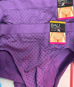 Women's Underwear, BALI Panties Wholesale Lot, 60 items, New, MSRP $720