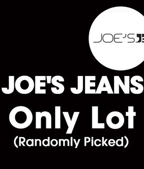 Sample Lot - JOE'S Only Lot, 3-6 Units, Shelf Pulls, (MSRP min. $300)