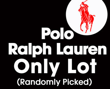Sample Lot - Polo Ralph Lauren Only Lot, 3-6 Units, Shelf Pulls, (MSRP min. $300)