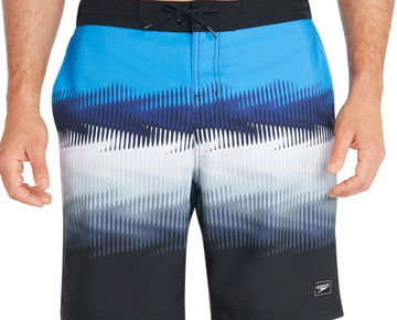 Speedo Men's Printed Bondi Basin 9" Boardshorts BLUE Size 2XL MSRP $62