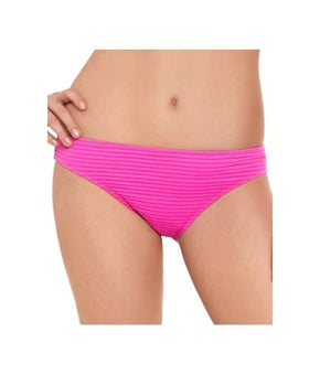 Salt & Cove Bikini Bottom Womens Size L Azalea Pink Hipster Textured Swimwear