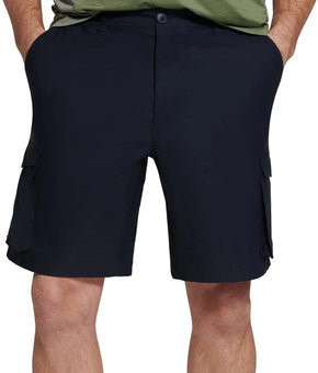 BASS OUTDOOR Men's Woven Cargo Shorts, for Running, Hiking, Black, Size L