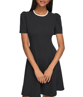 Karl Lagerfeld Paris Womens Formal Mini Sheath Dress Size 6 Black MSRP $148