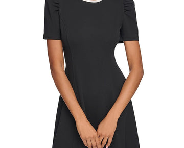 Karl Lagerfeld Paris Womens Formal Mini Sheath Dress Size 6 Black MSRP $148