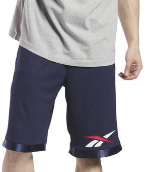 Reebok Men's Standard Basketball Mesh Shorts, Vector Navy, Size XL