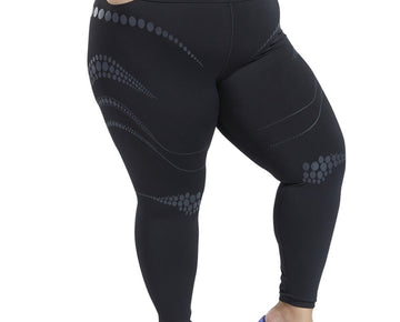 Reebok Plus Size Reebok X Cardi B Leggings - Black Size 4X MSRP $75