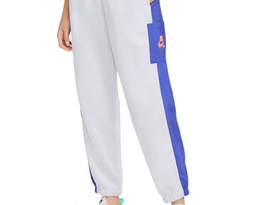 NIKE Plus Size Cotton Drawstring Jogging Pants Size 2X Purple Blue MSRP $55