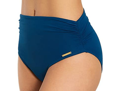 Vince Camuto Solid Convertible High-Waist Bottoms Azure Blue Size XS