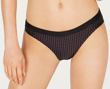 Nike Sport Women Mesh Bikini Bottoms Black Hot Pink Size XS