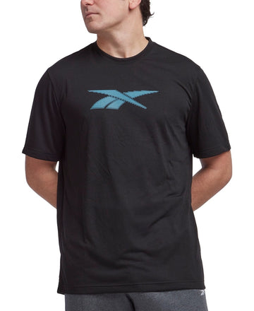 Reebok Mens Regular fit Short Sleeve T-Shirt Shirt Size M Black