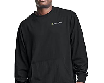 Champion Middleweight Hybrid Crew Sweatshirts Black SM Small