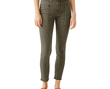 DL1961 Womens Camellia Denim Mid Rise Ankle Jeans Green Size 30