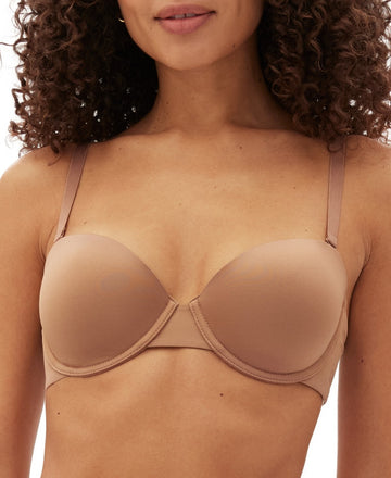 Gap GapBody Everyday Essentials T-Shirt Bra GPW00351 Brown Size 32D MSRP $43