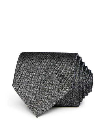 The Men's Store at Bloomingdale's 100% Silk Classic Tie Gray MSRP $59