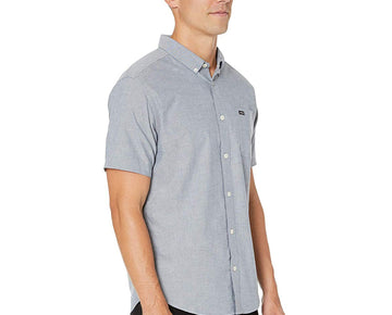 RVCA That'll Do Stretch Short Sleeve Distant Blue Size Size S