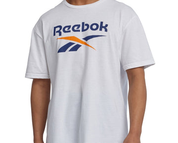 Reebok Mens Regular fit Short Sleeve Graphic T-Shirt Shirt XXL White Solid