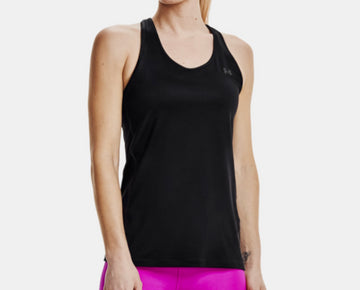 Under Armour Women's Racerback Tank Top Black Size M MSRP $28
