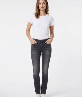 Hudson Women Nico Mid Rise Super Skinny Jeans Grey Size 27 MSRP $195